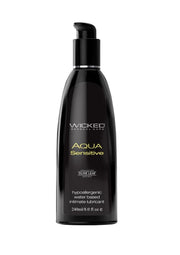 Wicked Aqua Water Based Sensitive Hypoallergenic Lubricant - 8oz