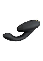 Load image into Gallery viewer, Womanizer Duo 2 Silicone Rechargeable Clitoral and G-Spot Stimulator - Black
