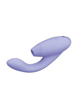 Load image into Gallery viewer, Womanizer Duo 2 Silicone Rechargeable Clitoral and G-Spot Stimulator - Lilac/Purple
