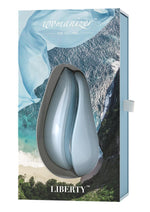 Load image into Gallery viewer, Womanizer Liberty Rechargeable Silicone Clitoral Stimulator - Blue/Powder Blue
