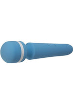 Load image into Gallery viewer, Wonderlust Destiny Silicone Rechargeable Wand Massager - Blue
