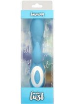 Load image into Gallery viewer, Wonderlust Harmony Rechargeable Silicone Vibrator - Blue
