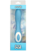 Load image into Gallery viewer, Wonderlust Serenity Rechargeable Silicone Vibrator - Blue
