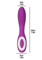 Load image into Gallery viewer, Wonderlust Serenity Rechargeable Silicone Vibrator - Purple
