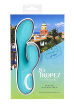 Load image into Gallery viewer, Wonderlust St Tropez Rechargeable Silicone Dual Vibrator - Teals - Teal
