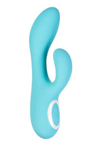 Load image into Gallery viewer, Wonderlust St Tropez Rechargeable Silicone Dual Vibrator - Teals - Teal
