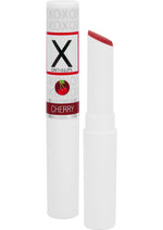Load image into Gallery viewer, X On The Lips Buzzing Lip Balm with Pheromones Electric Cherry Flavor - .75oz
