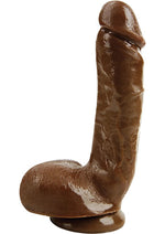 Load image into Gallery viewer, X5 Hard On Dildo with Balls - Caramel - 8.75in

