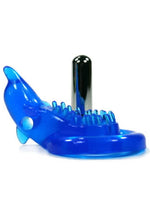 Load image into Gallery viewer, Xtreme Xtasy - Blue Dolphin Vibrating Cock Ring - Blue
