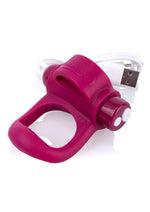 Load image into Gallery viewer, You-Turn Rechargeable Plus Silicone Ring Waterproof - Merlot/Red
