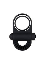 Load image into Gallery viewer, Zero Tolerance Bell Ringer Rechargeable Silicone Vibrating Cock Ring with Clitoral Stimulator and Ball Strap
