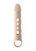 Load image into Gallery viewer, Zero Tolerance Big Boy Extender Rechargeable Silicone Penis Extension with Remote - Vanilla
