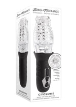 Load image into Gallery viewer, Zero Tolerance Cyclone Rechargeable Stroker - Black/Clear
