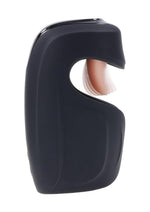 Load image into Gallery viewer, Zero Tolerance Lick The Tip Rechargeable Silicone Mouth Masturbator - Black
