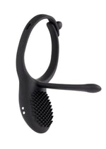 Load image into Gallery viewer, Zero Tolerance Mr. Tickler Rechargeable Silicone Cock Ring with Remote Control - Black
