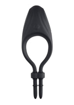 Load image into Gallery viewer, Zero Tolerance Perfect Fit Rechargeable Silicone Vibrating Cock Ring - Black
