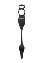 Load image into Gallery viewer, Zero Tolerance Plug and Tug Rechargeable Silicone Anal Plug and Cock Ring - Gray/Grey
