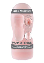 Load image into Gallery viewer, Zero Tolerance Pop and Toss Realistic Pussy Stroker - Vanilla
