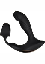 Load image into Gallery viewer, Zero Tolerance Strapped and Tapped Silicone Vibrating Prostate Stimulator with Remote Control - Black
