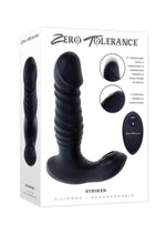 Load image into Gallery viewer, Zero Tolerance Striker Rechargeable Silicone Thrusting Anal Vibrator with Remote Control - Black
