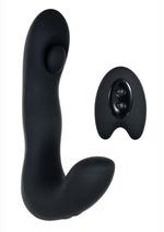 Load image into Gallery viewer, Zero Tolerance Tap It Silicone Rechargeable Prostate Massager with Remote Control - Black
