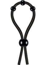 Load image into Gallery viewer, Zero Tolerance Ultimate Silicone Lasso with Adjustable Pleasure Beads - Black
