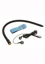 Load image into Gallery viewer, Zeus Electrosex Amplifier Cock and Ball Strap with Silicone Penis Estim - Black
