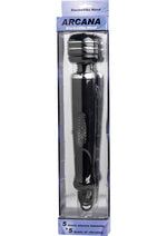 Load image into Gallery viewer, Zeus Electrosex Arcana Electro Vibe Silicone Wand Massager - Black
