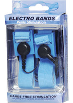 Load image into Gallery viewer, Zeus Electrosex C and B - Penis Bands - Elastic Fit - Black/Blue
