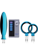 Load image into Gallery viewer, Zeus Electrosex Mingle 4 Piece Electro Couples Kit - Blue
