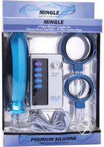 Load image into Gallery viewer, Zeus Electrosex Mingle 4 Piece Electro Couples Kit - Blue
