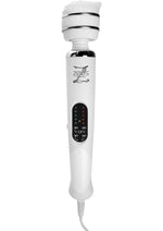 Load image into Gallery viewer, Zeus Electrosex White Knight Electro Silicone Wand Massager - White
