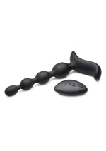 Load image into Gallery viewer, Zeus Shock Beads 80x Vibrating and E-Stim Rechargeable Silicone Anal Beads with Remote Control
