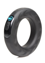 Load image into Gallery viewer, Zeus Vibrating and E-Stim Rechargeable Silicone Cock Ring with Remote Control

