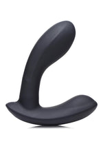 Load image into Gallery viewer, Zeus Vibrating and E-Stim Silicone Rechargeable Prostate Massager with Remote Control - Black
