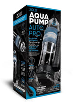 Load image into Gallery viewer, ZOLO Aquapump Auto Pro Silicone Penis Pump - Black/Blue
