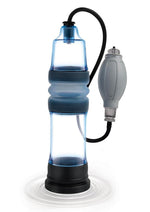 Load image into Gallery viewer, ZOLO Aquapump Pro Silicone Penis Pump - Black/Blue
