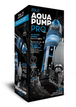 Load image into Gallery viewer, ZOLO Aquapump Pro Silicone Penis Pump - Black/Blue
