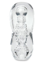 Load image into Gallery viewer, ZOLO Gripz Dotted Stroker Masturbator - Clear
