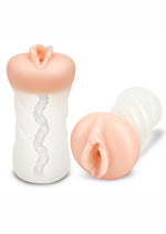 Load image into Gallery viewer, ZOLO Squeezable Girlfriend Masturbator - Pussy - Clear/Vanilla
