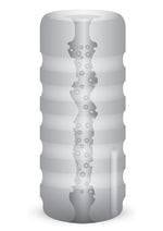 Load image into Gallery viewer, ZOLO The Girlfriend Stroker Squeezable Vibrating Masturbator with Bullet - Clear

